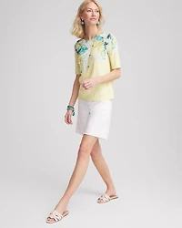 Floral Pima Everyday Tee