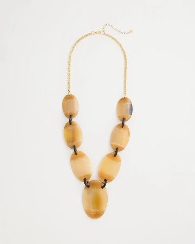 Horn Pendant Charm Necklace