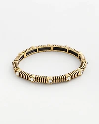 Goldtone Stretch Bracelet