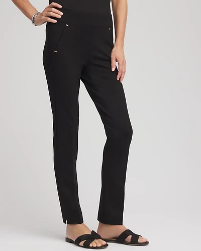 Juliet Slim Trim Detail Ankle Pants