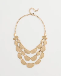 Beaded Multi-Strand Bib Necklace