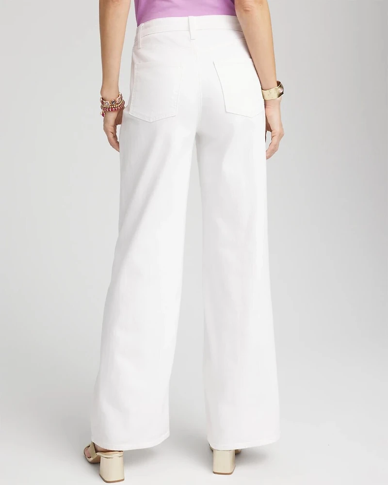 So Slimming® High-Rise Wide-Leg Jeans