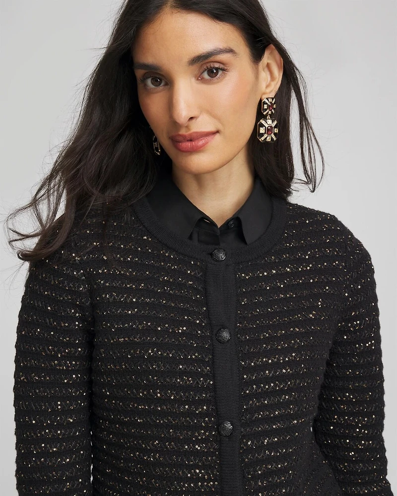 Shine Cropped Cardigan