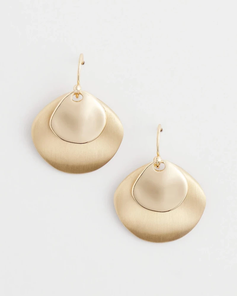 Gold Drop Earrings