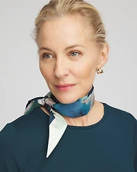 Skylight Double-Sided Skinny Scarf