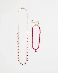 Convertible Red Necklace