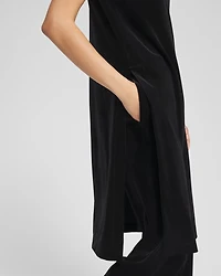 Travelers™ Maxi Mock-Neck Velvet Tunic