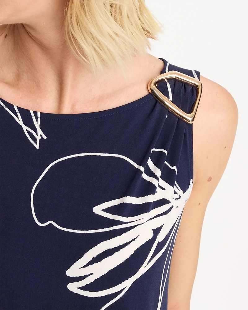 Travelers™ Knit Botanical Jeweled Dress