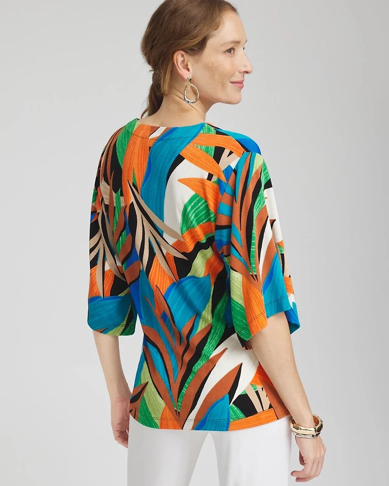 Travelers™ Palms Kimono Sleeve Top