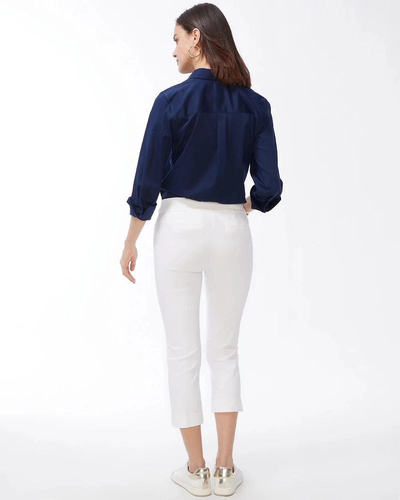 Petite Brigitte™ Slim Pull-On Crop Pant
