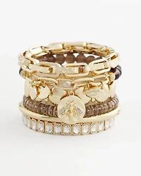 Neutral Link Charm Bracelet