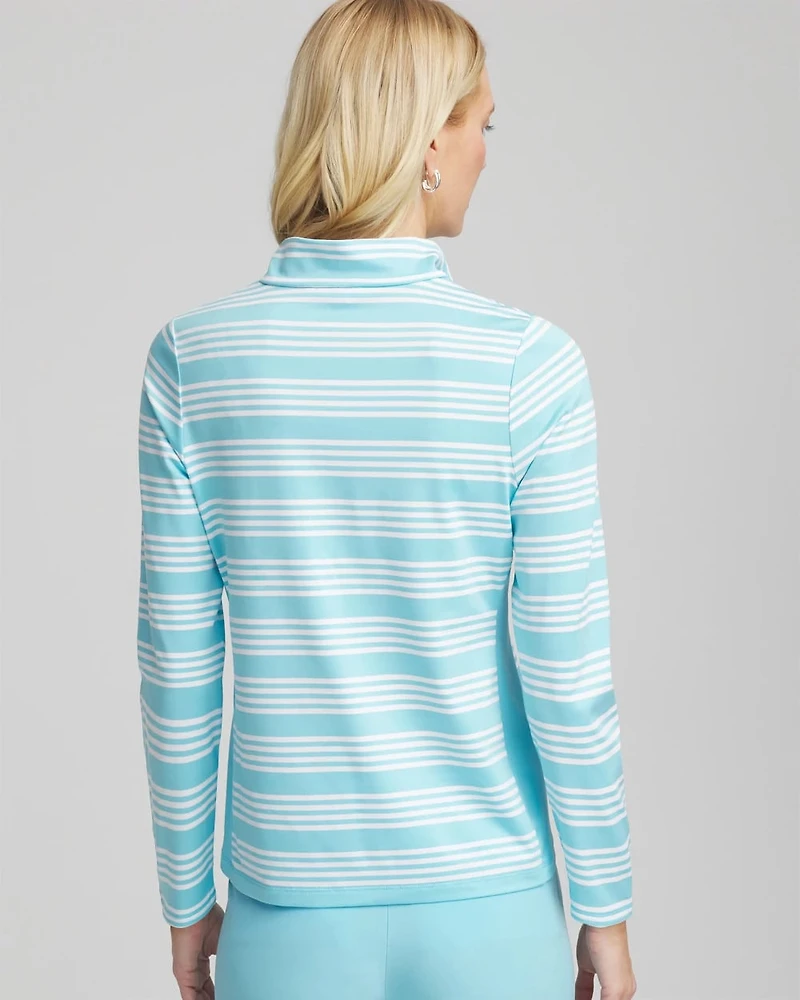 Zenergy® UPF Stripe Long Sleeve Top