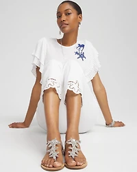 Beach Starfish T-Strap Sandals