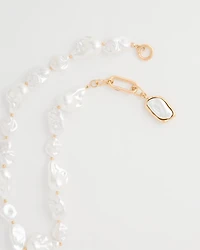 Siren Faux Pearl Y-Necklace