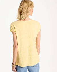 Linen Dolman Tee