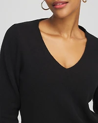 Relaxed V-Neck Cashmere Sweater
