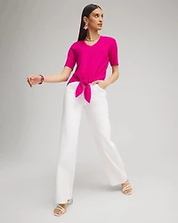 Tie-Front Top