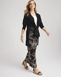 Long & Tie-Front Cardigan