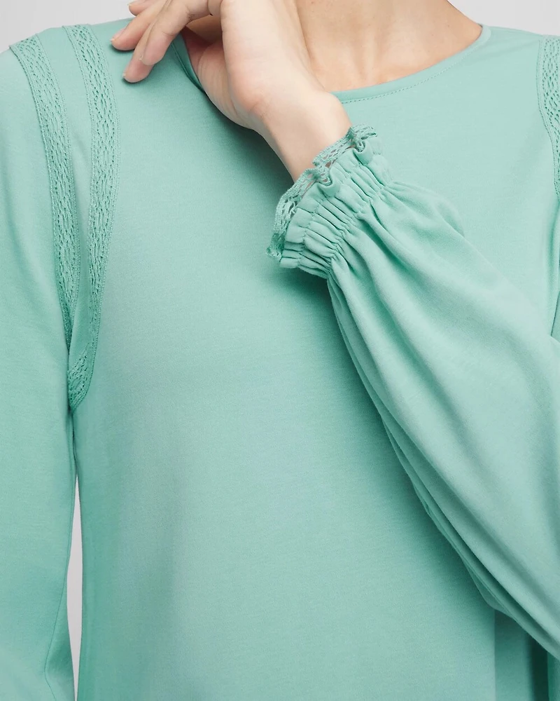 Lace Trim Top