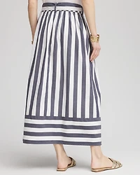 Midi Striped Skirt