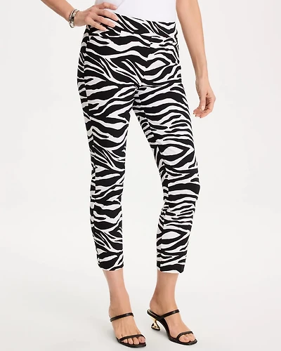 Zebra Brigitte™ Slim Pull-On Crop Pant