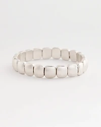 Silvertone Stretch Bracelet