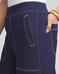 Petite Brigitte™ Utility Wide-Leg Cropped Pants