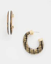 Animal Print Golden Hope Earrings