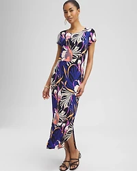 Petite Travelers™ Classic Floral Maxi Dress