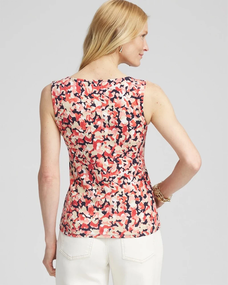 Contour Cotton™ Abstract Square Neck Tank