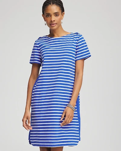 Zenergy® UPF Lace-Up Stripe Dress