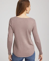 Ella Embellished V-Neck Sweater