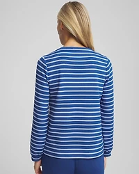 Zenergy® Scuba Striped Top