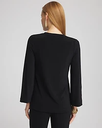 Travelers™ Button Bell Sleeve Top