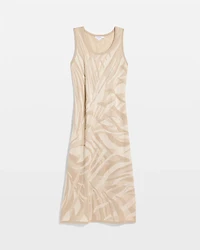 Knit Printed Sweater Dress