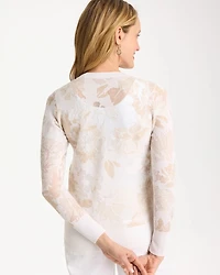 Burnout Button-Front Cardigan