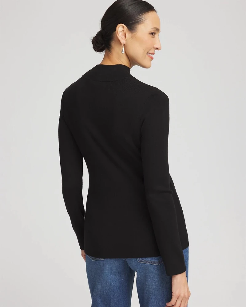 Ecovero™ Mockneck Sweater