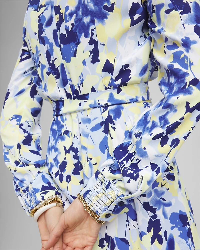 Floral Midi Shirtdress