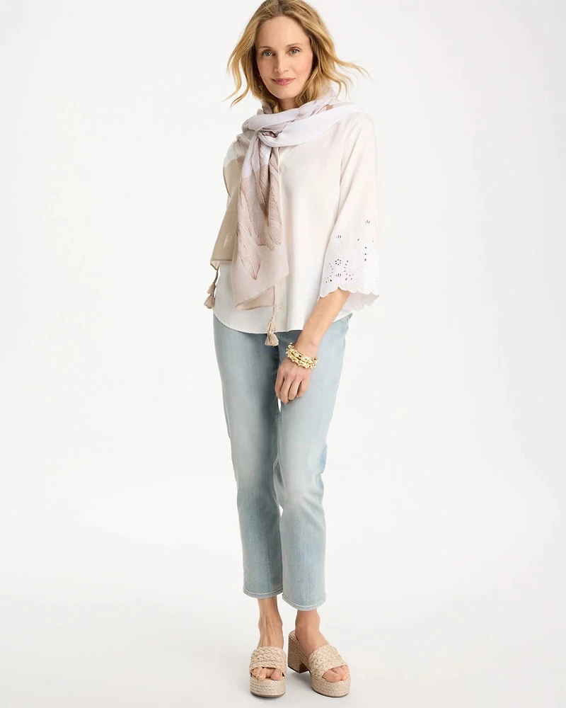 Tencel™ Denim Eyelet Shirt