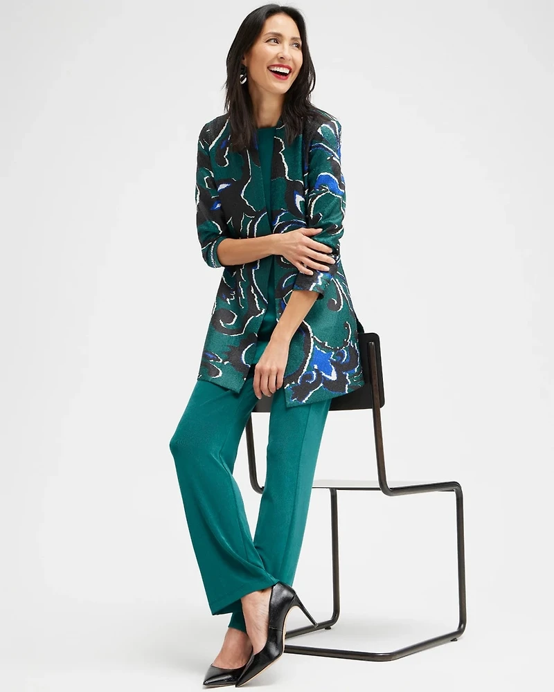 Travelers Collection Floral Crushed Jacket