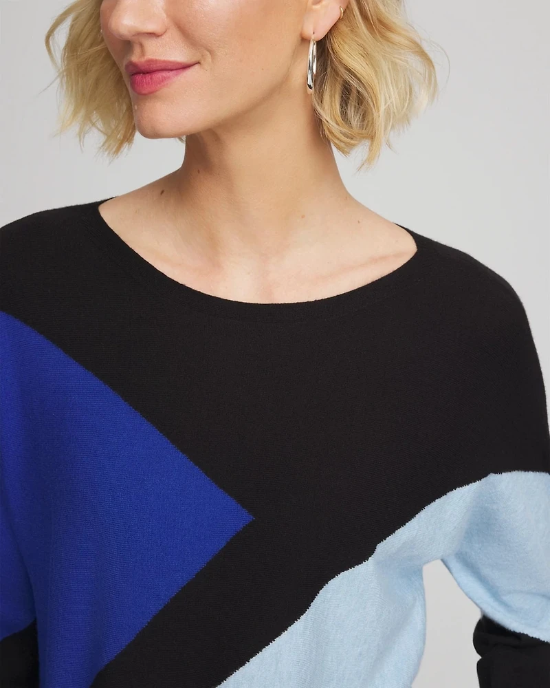 Ella Dolman Intarsia Pullover Sweater