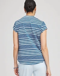 Zenergy® UPF Striped Polo