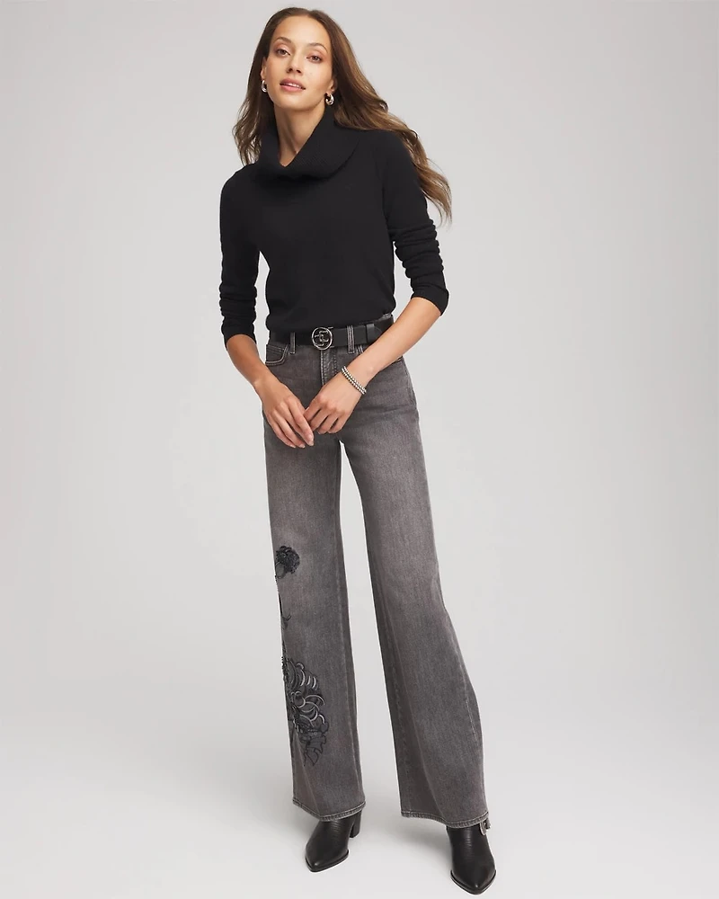 Cowlneck Cashmere Pullover Tunic
