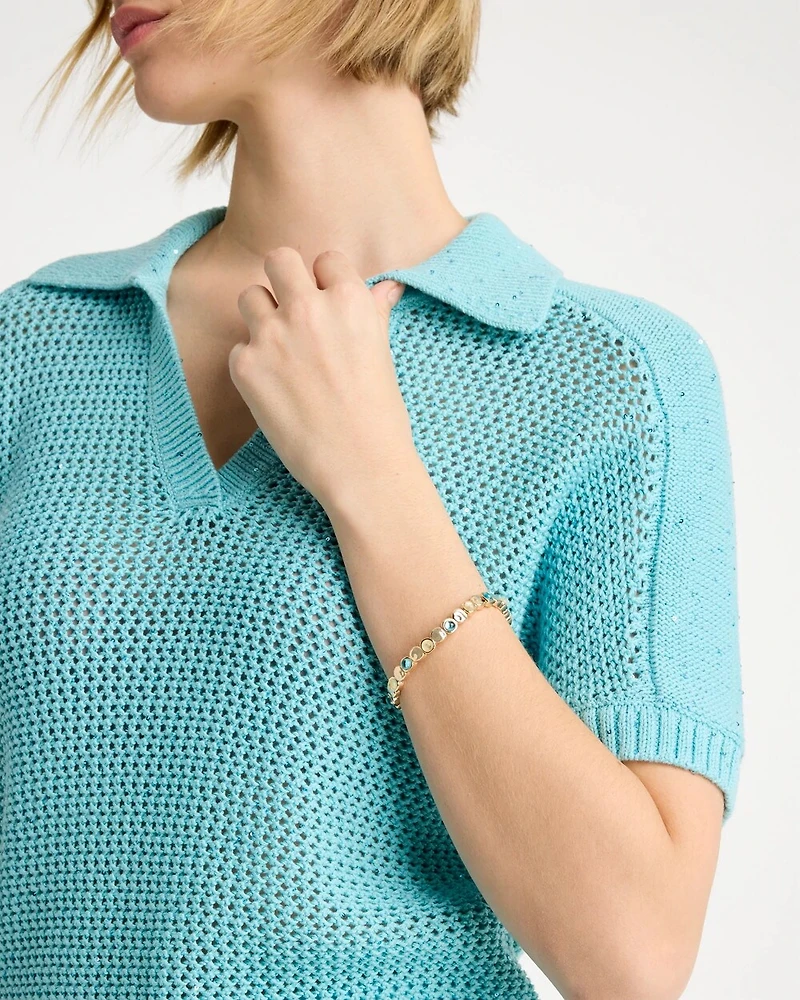 Quartz Stone Small Stretch Bracelet