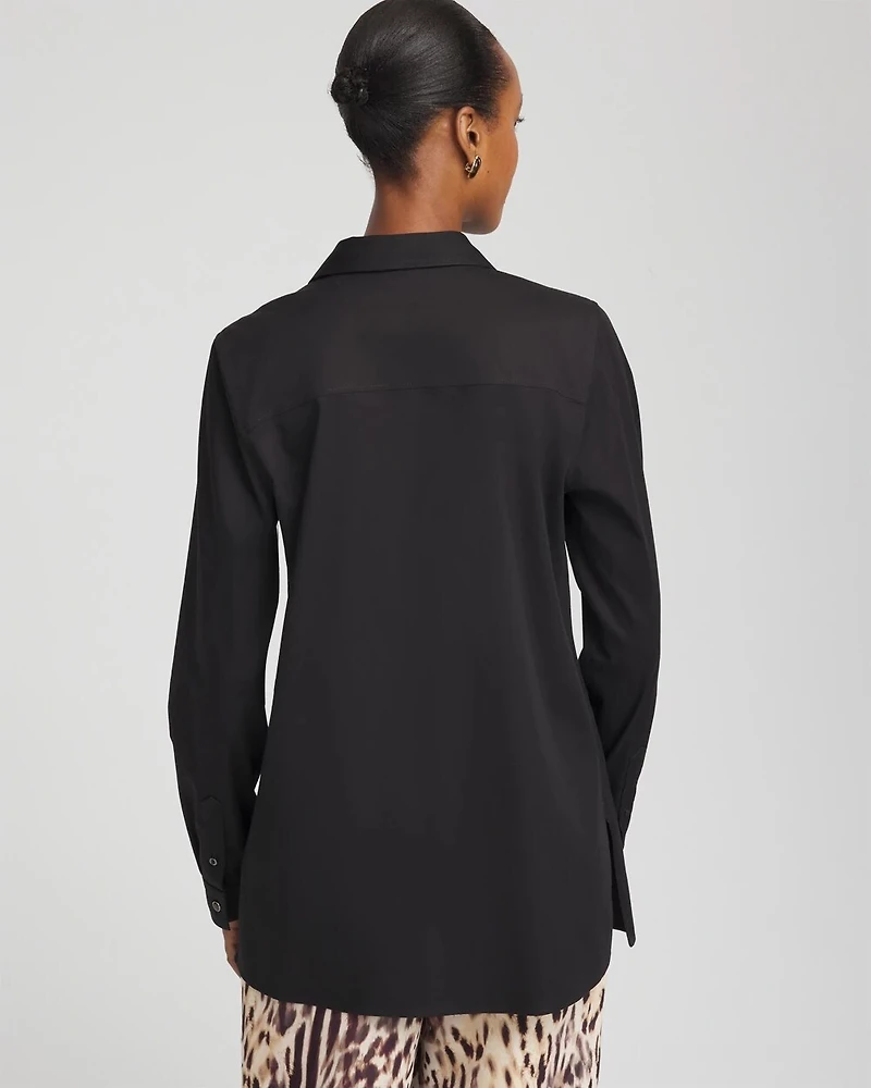 No Iron™ Novelty Button Tunic