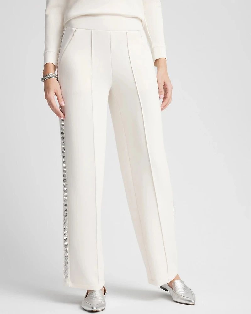 Petite Zenergy® Scuba Embellished Pants