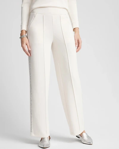 Petite Zenergy® Scuba Embellished Pants