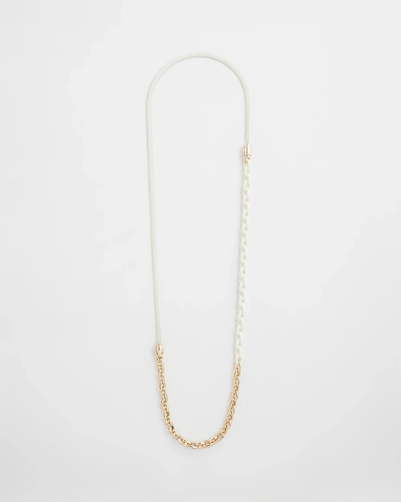 MagneticMix™ White Multistrand Necklace