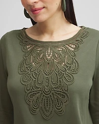 Lace Inset Top