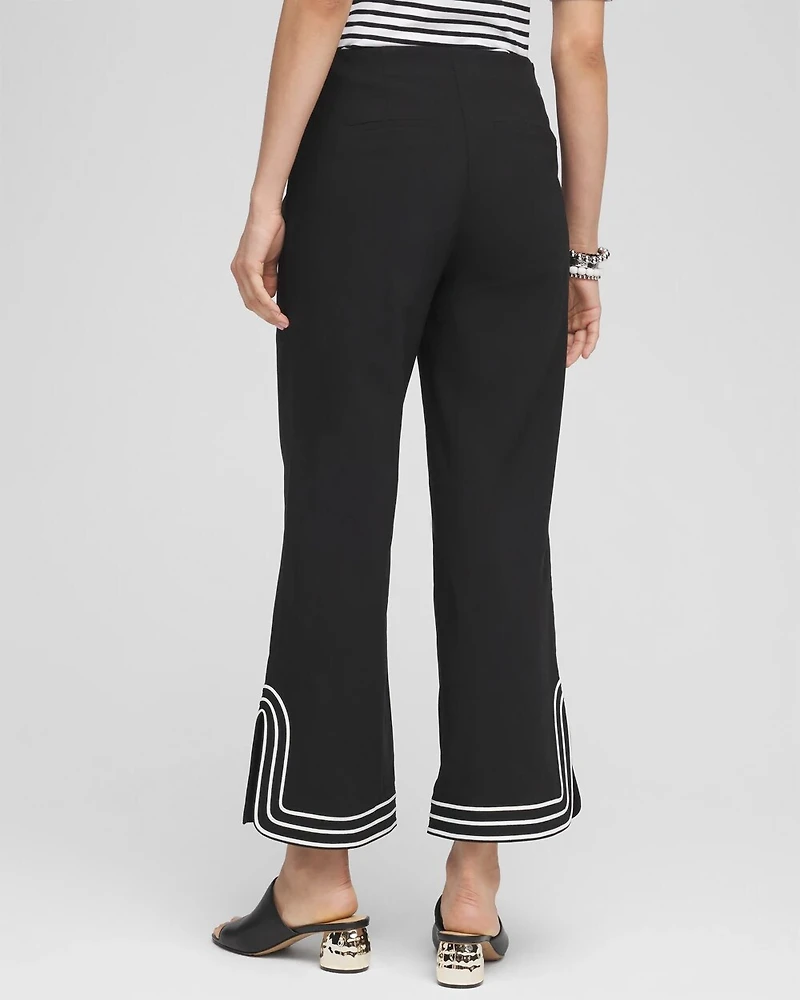 Juliet Artisanal Wide Leg Cropped Pants